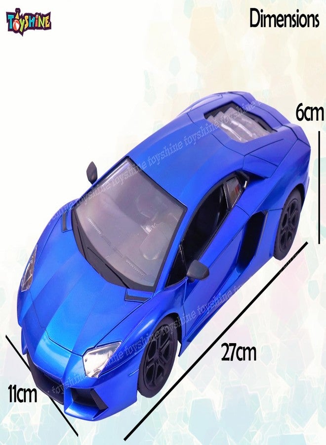 توي شاين سيارة تويشاين للتحكم عن بعد، سيارة تحكم عن بعد بأربعة قنوات مع مصباح أمامي، أبواب قابلة للفتح وصندوق خلفي - أزرق - Image 5